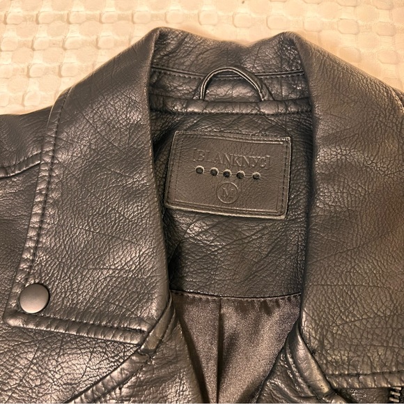 Blank NYC Jackets & Coats Blanknyc Black Hardware Leather Jacket
